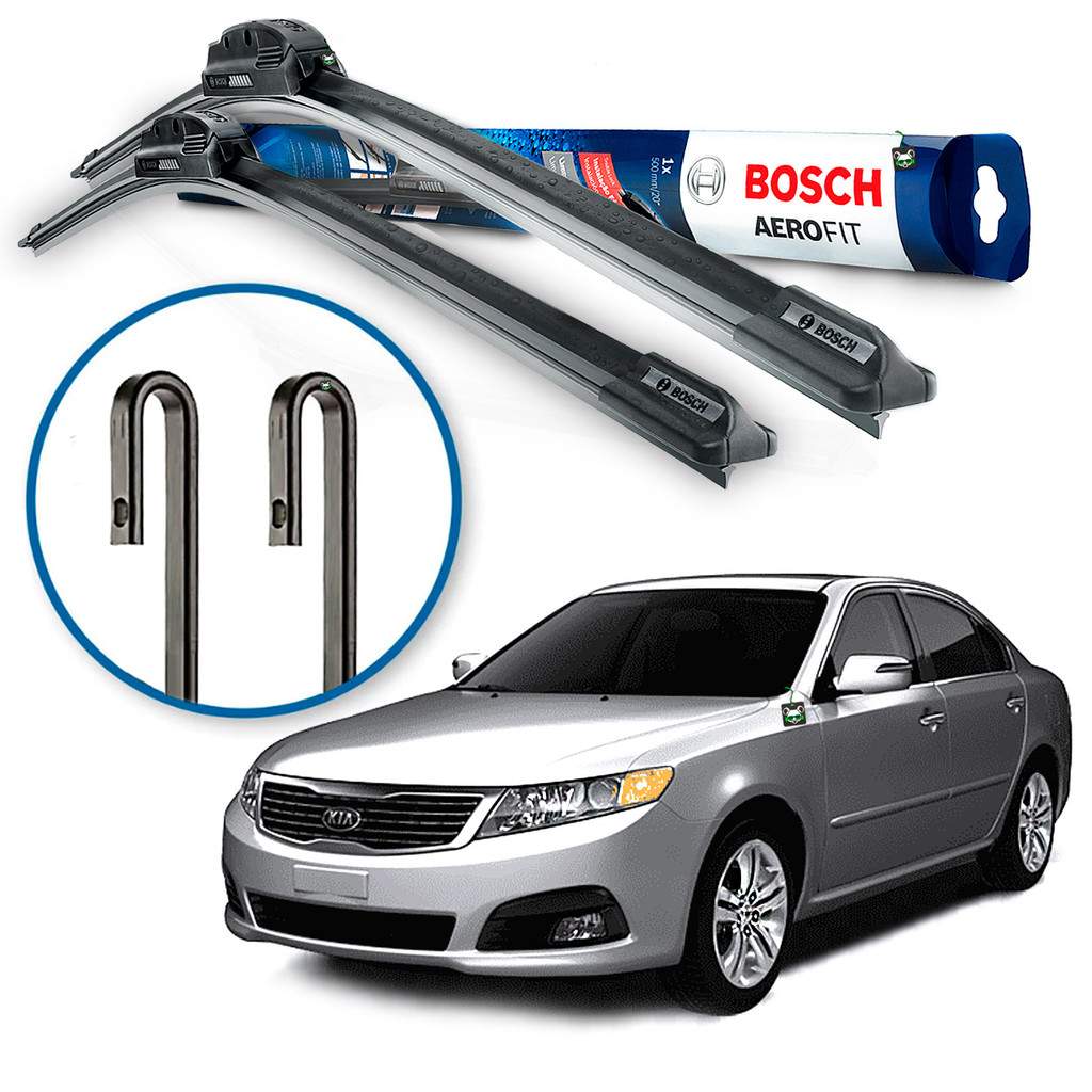 Palhetas Bosch Aerofit para Kia Cerato 2010-2013: Limpeza Perfeita