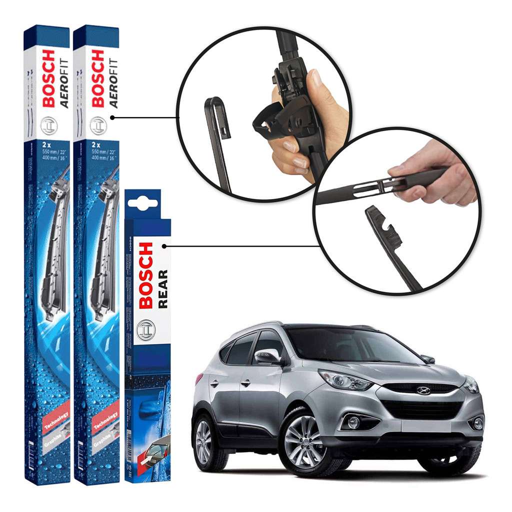 Palhetas Bosch ix35: Visibilidade e Segurança!