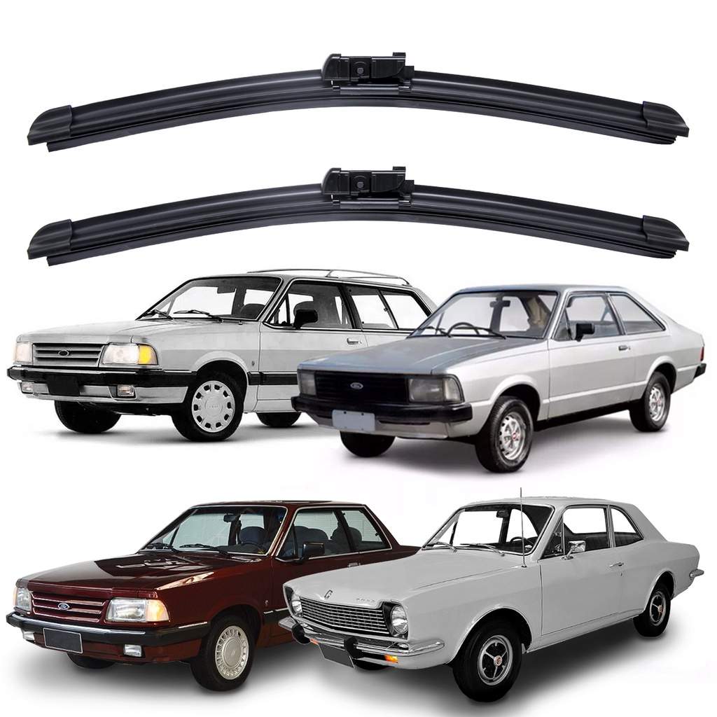 Palhetas Limpador Ford Belina/Corcel/Del Rey: Kit Completo