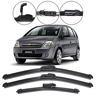 Palhetas Limpador Meriva 2004-2012: Visão Clara!