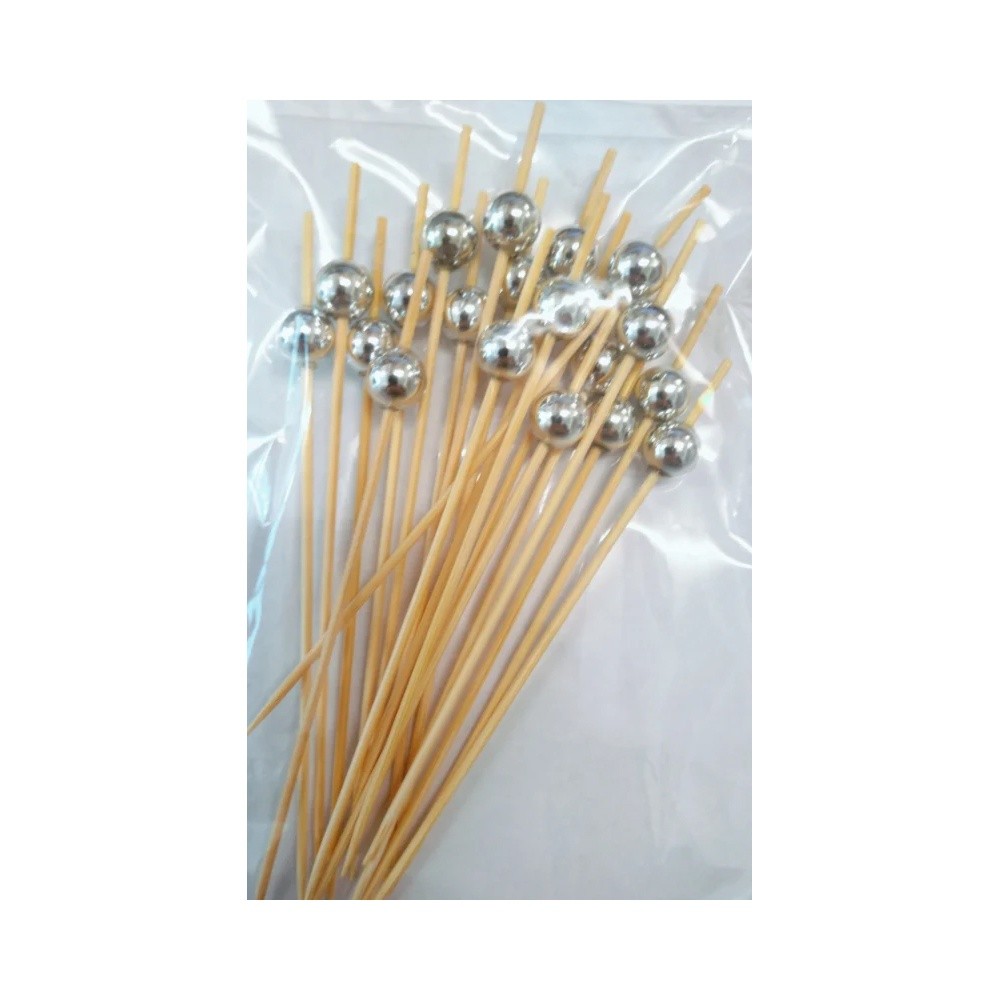 Palito de Bambu Prata: Elegância para Seus Petiscos