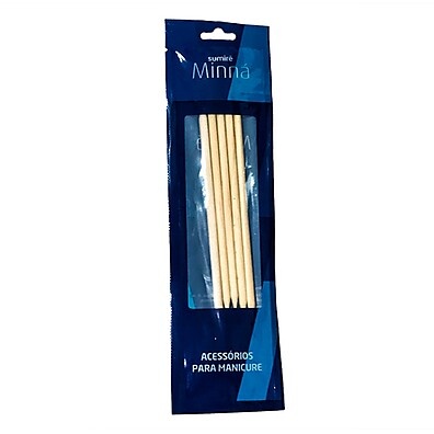 Palito de Unha Minná Grosso 2 Pontas 17cm - 5 Unidades