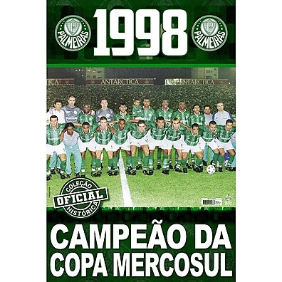 Palmeiras Campeão 98: Pôster Histórico Mercosul