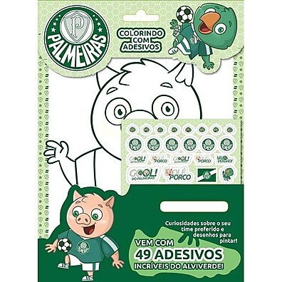 Palmeiras - Colorindo com Adesivos: Diversão e Curiosidades