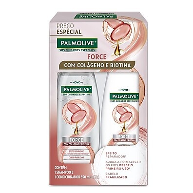 Palmolive Force: Shampoo e Condicionador Fortalecedores