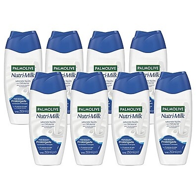 Palmolive Nutri-Milk: Hidratação Intensa em 8 Frascos!