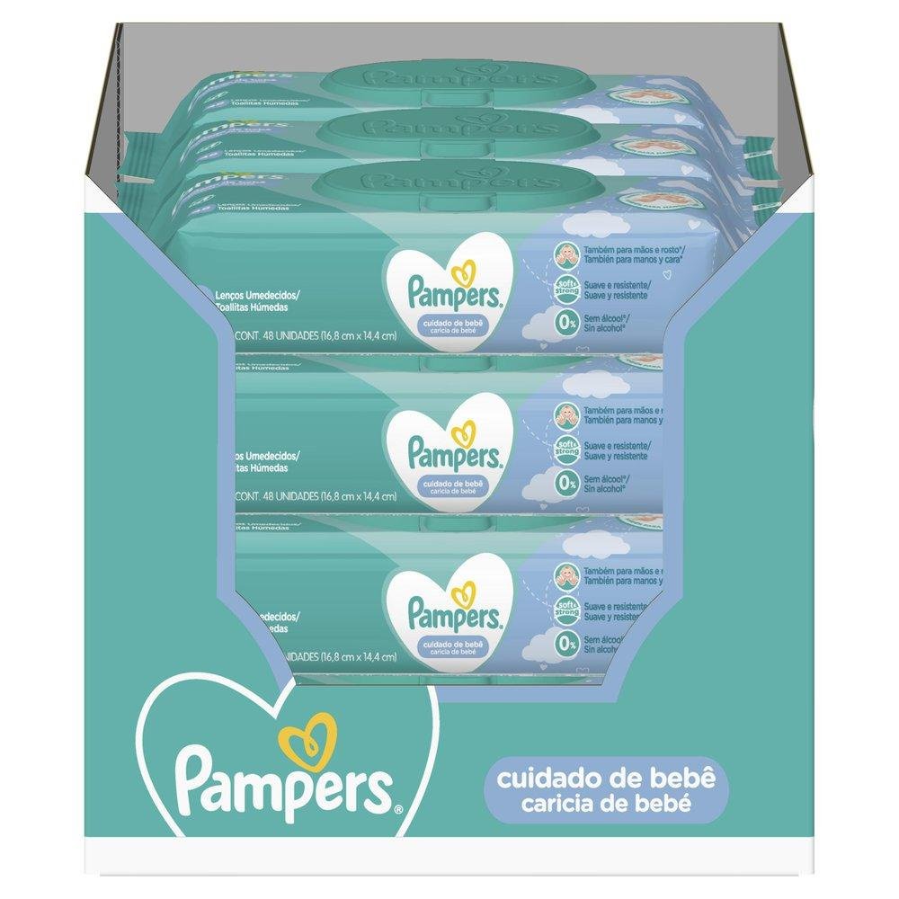 Pampers Carícia de Bebê: 576 Lenços para Cuidado Total