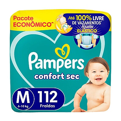 Pampers Confort Sec M: Proteção Imbatível!