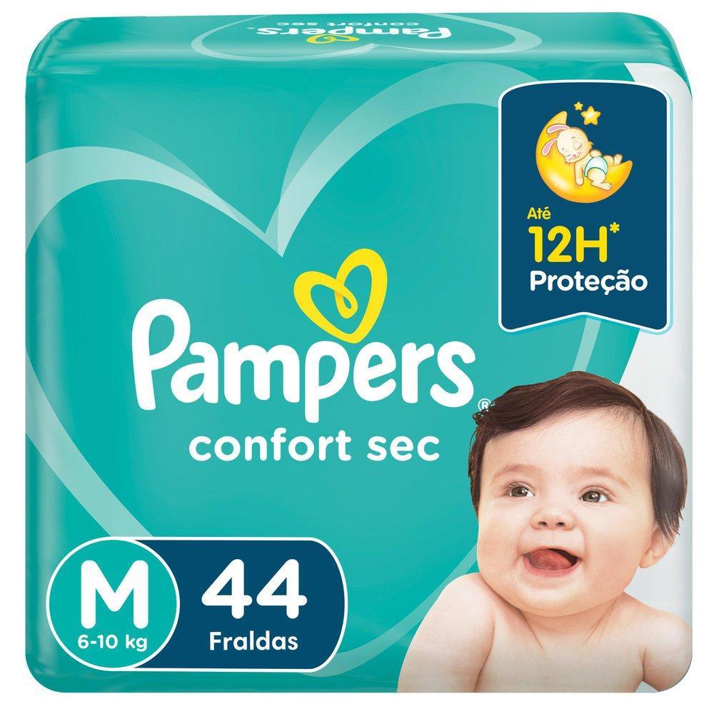Pampers Confort Sec Mega M: Noites Secas e Pele Arejada!