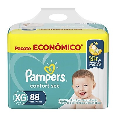 Pampers Confort Sec XG: Noite Seca e Sono Tranquilo!