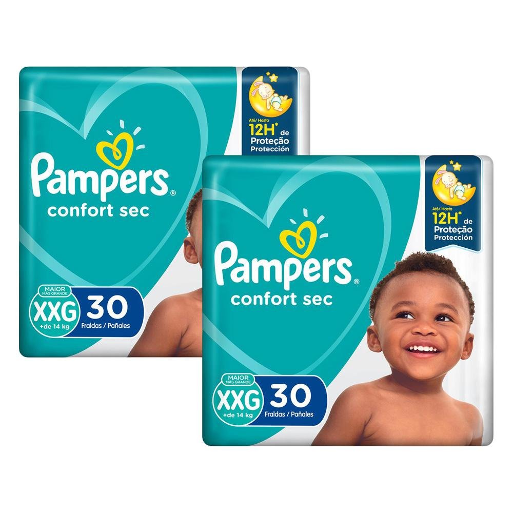 Pampers Confort Sec XXG: Noites Secas e Confortáveis!