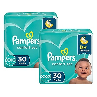 Pampers Confort Sec XXG: Noites Secas e Pele Arejada!