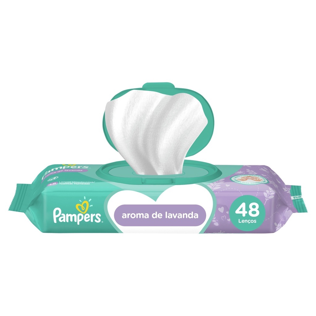 Pampers Lavanda: Limpeza Suave e Aroma Relaxante
