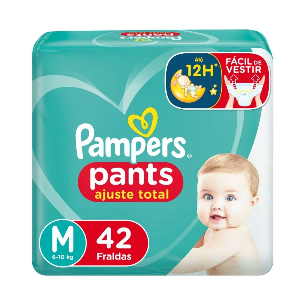 Pampers Pants M: Conforto Total e Proteção 12h