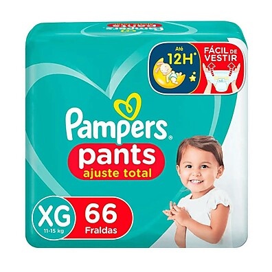Pampers Pants XG: Até 12h de Proteção!