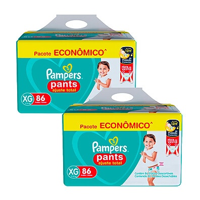 Pampers Pants XG: Kit com 86 Fraldas – Preço Imperdível!