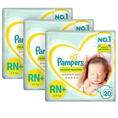 Pampers Premium Care RN: Proteção Suave para o Seu Bebê