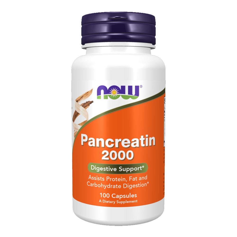 Pancreatina 2000 Now Foods: Digestão Otimizada