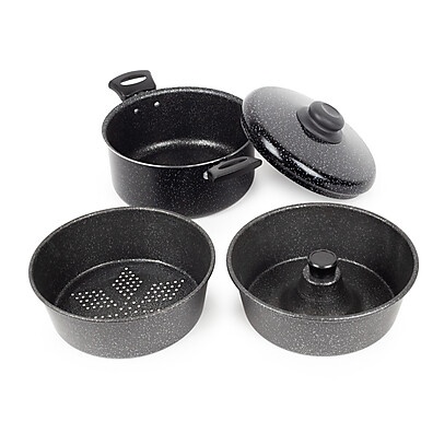 Panela 3 em 1: Cozinhe, Coe e Faça Pudins!