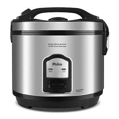 Panela de Arroz Philco Inox 10 Xícaras: Praticidade!