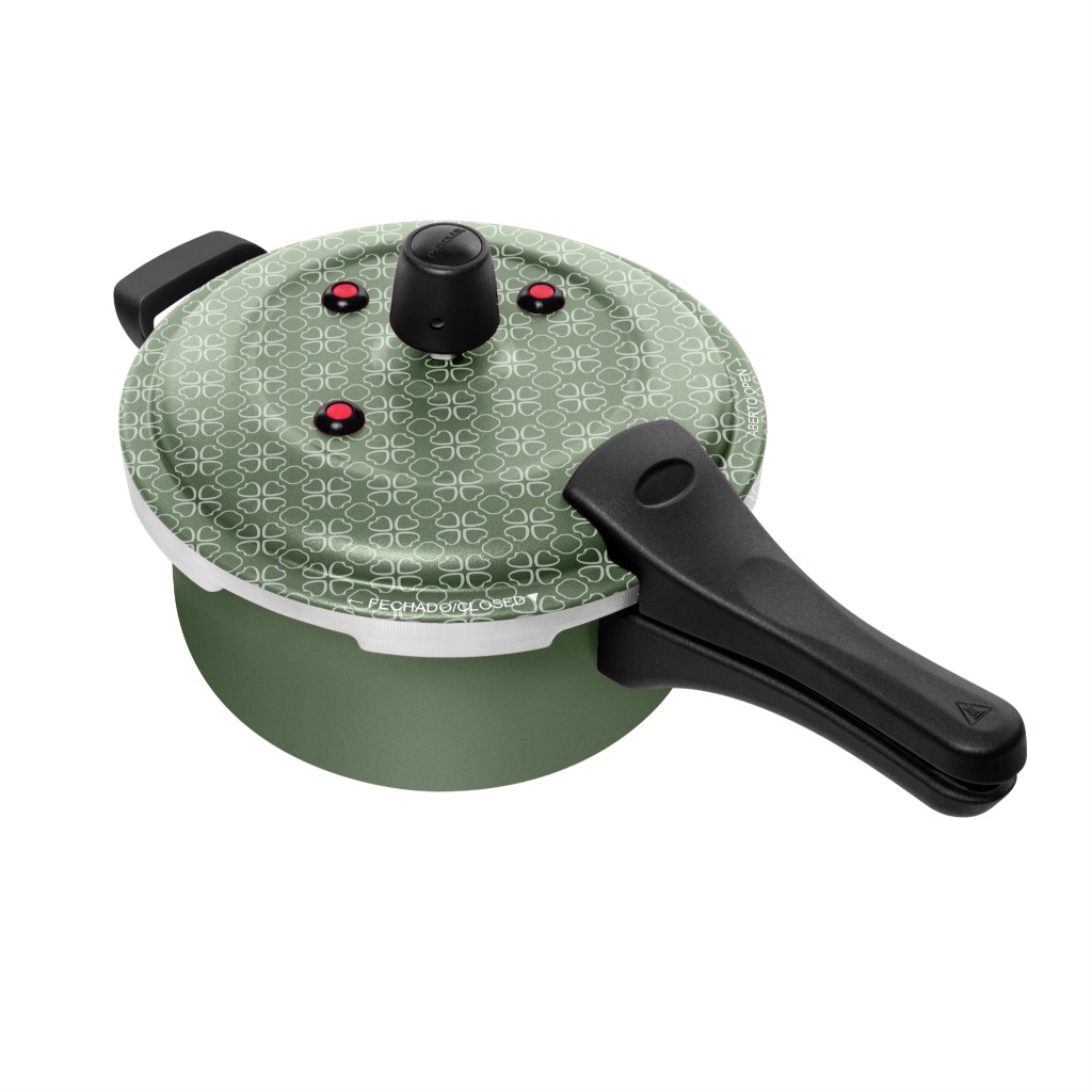 Panela de Pressão 3L com Fecho Externo e Antiaderente 7 Camadas – Cozinha Rápida e Segura