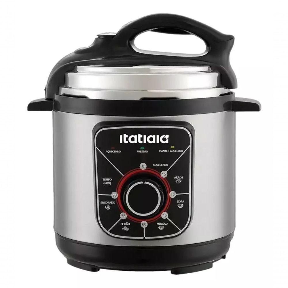 Panela de Pressão Elétrica 3L: Cozinhe Rápido!