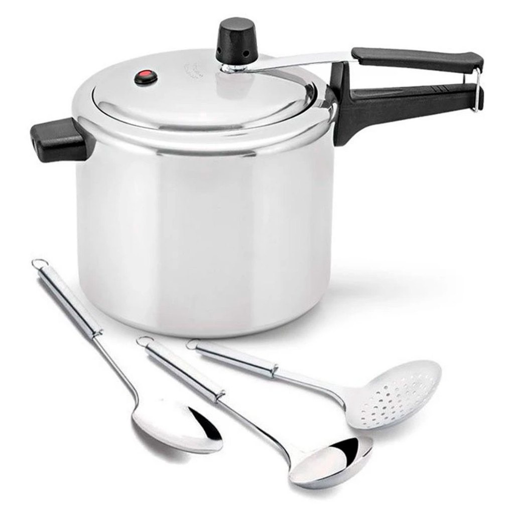 Panela de Pressão Panelux 4,5L Inox: Cozinhe Rápido!