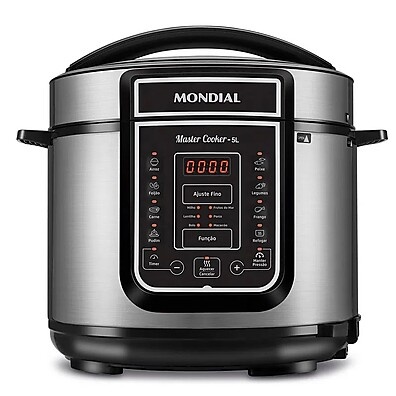Panela Elétrica de Pressão Mondial Master Cooker PE-38: 5L, 900W e Antiaderente