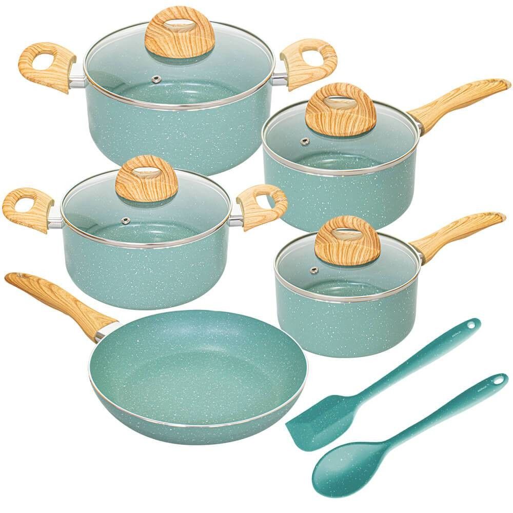 Panela Indução Botanika 7pçs: Cozinhe com Elegância!
