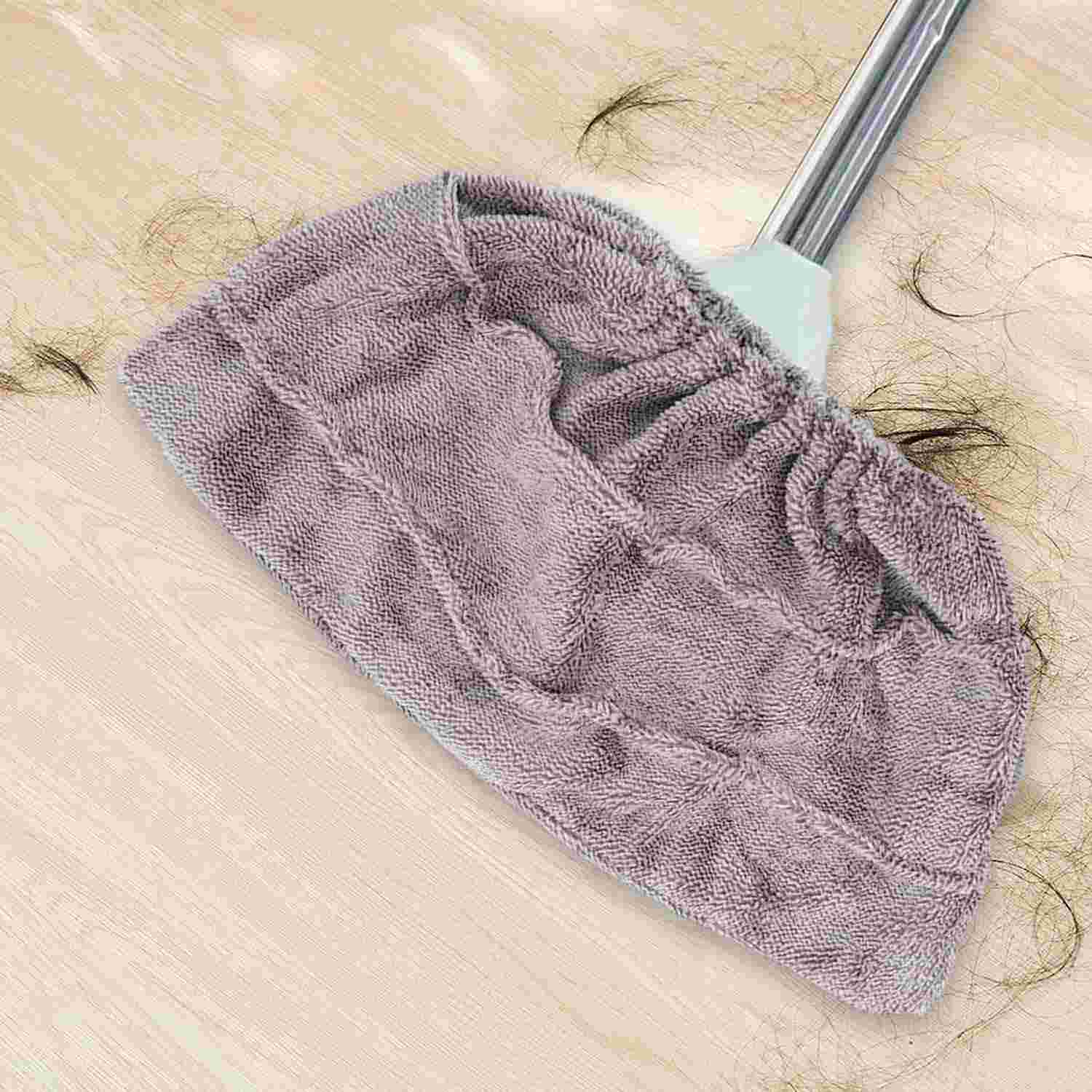 Capa de Pano de Vassoura Reutilizável Coral Veludo - Dupla Face para Limpeza Molhada e Seca