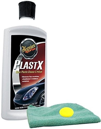 Kit Essencial Meguiar's: Limpador de Plástico Transparente + Pano Microfibra + Espuma