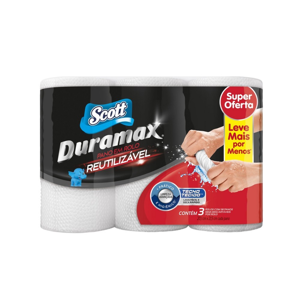 Pano Multiuso Duramax: Limpeza Eficiente e Econômica!