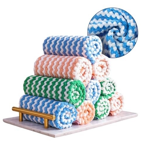 Kit Flanelas de Microfibra 25x25cm - Panos Reutilizáveis Multiuso para Casa e Carro