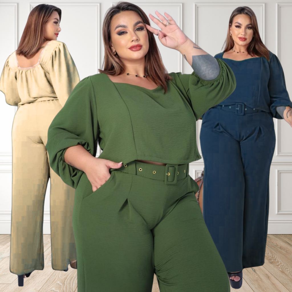 Pantalona Plus Size: Elegância e Conforto!