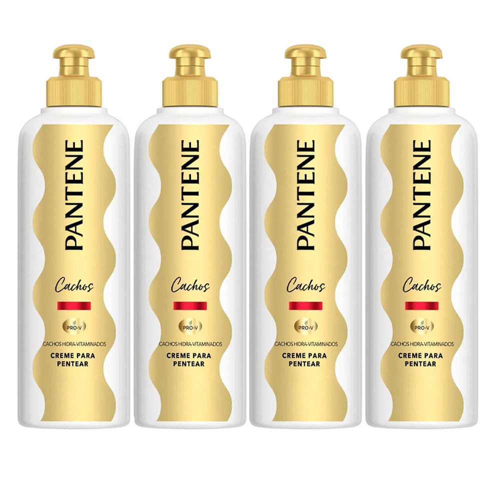 Pantene Cachos: Kit 4 Cremes Hidra-Vitaminados 240g