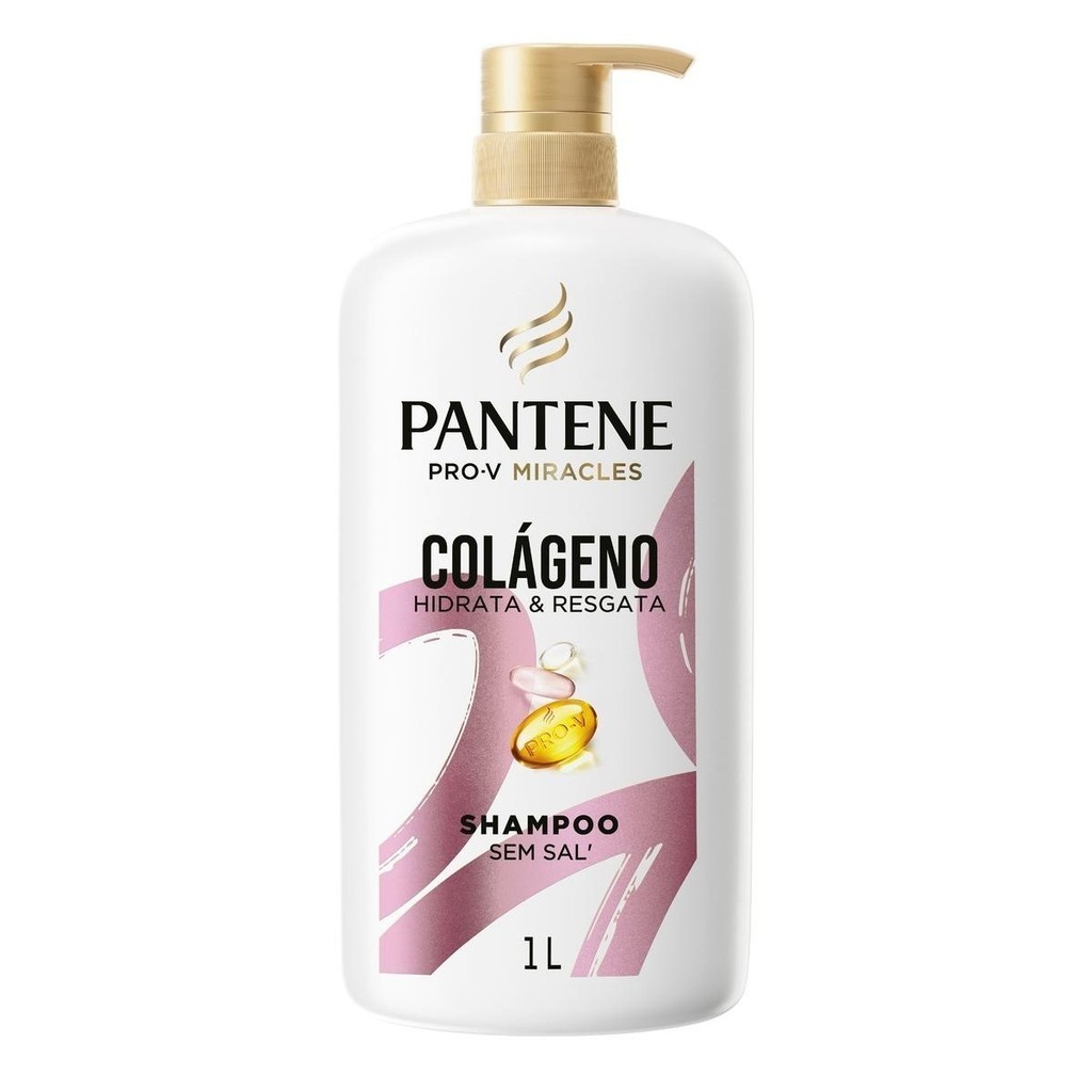 Pantene Colágeno 1L: Resgate e Hidratação Profunda
