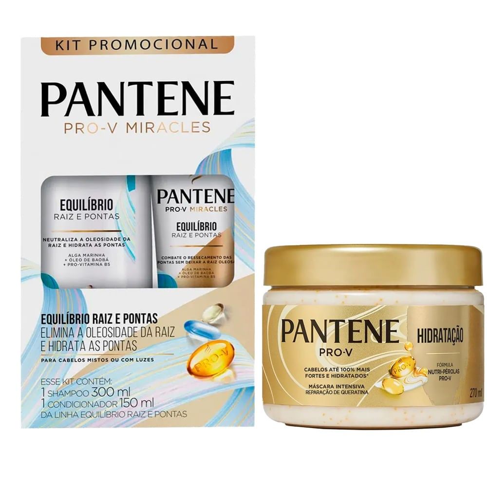 Pantene Equilíbrio: Kit Cabelos Mistos Perfeitos