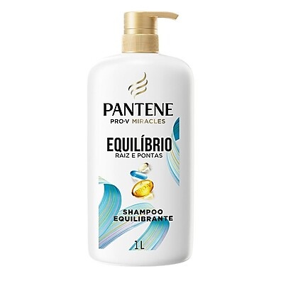 Pantene Equilíbrio: Shampoo 1L para Cabelos Mistos