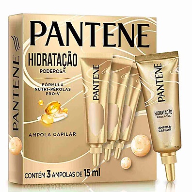 Pantene Hidratação Poderosa: Kit Ampola 45ml