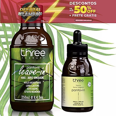 Pantovin: Kit Crescimento Capilar Acelerado