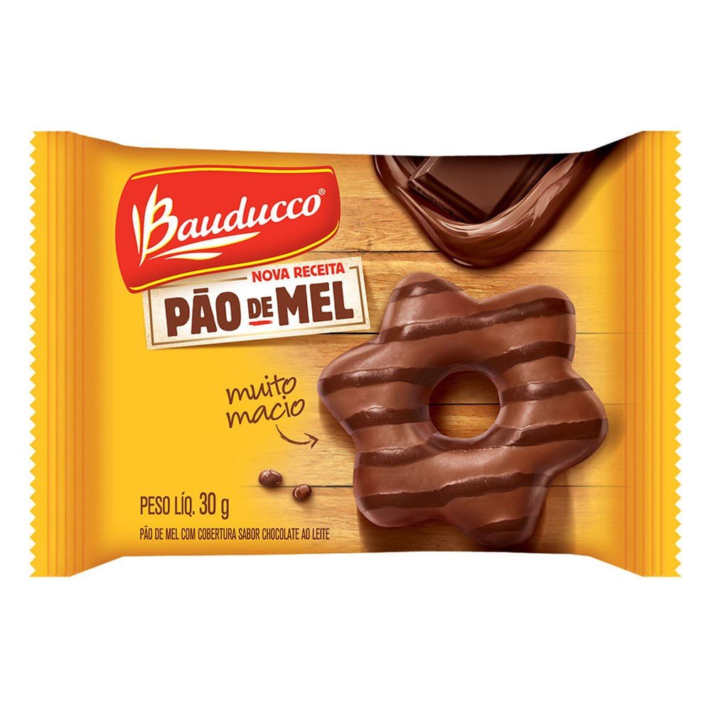 Pão de Mel Bauducco: Sabor e Maciez em 30g!