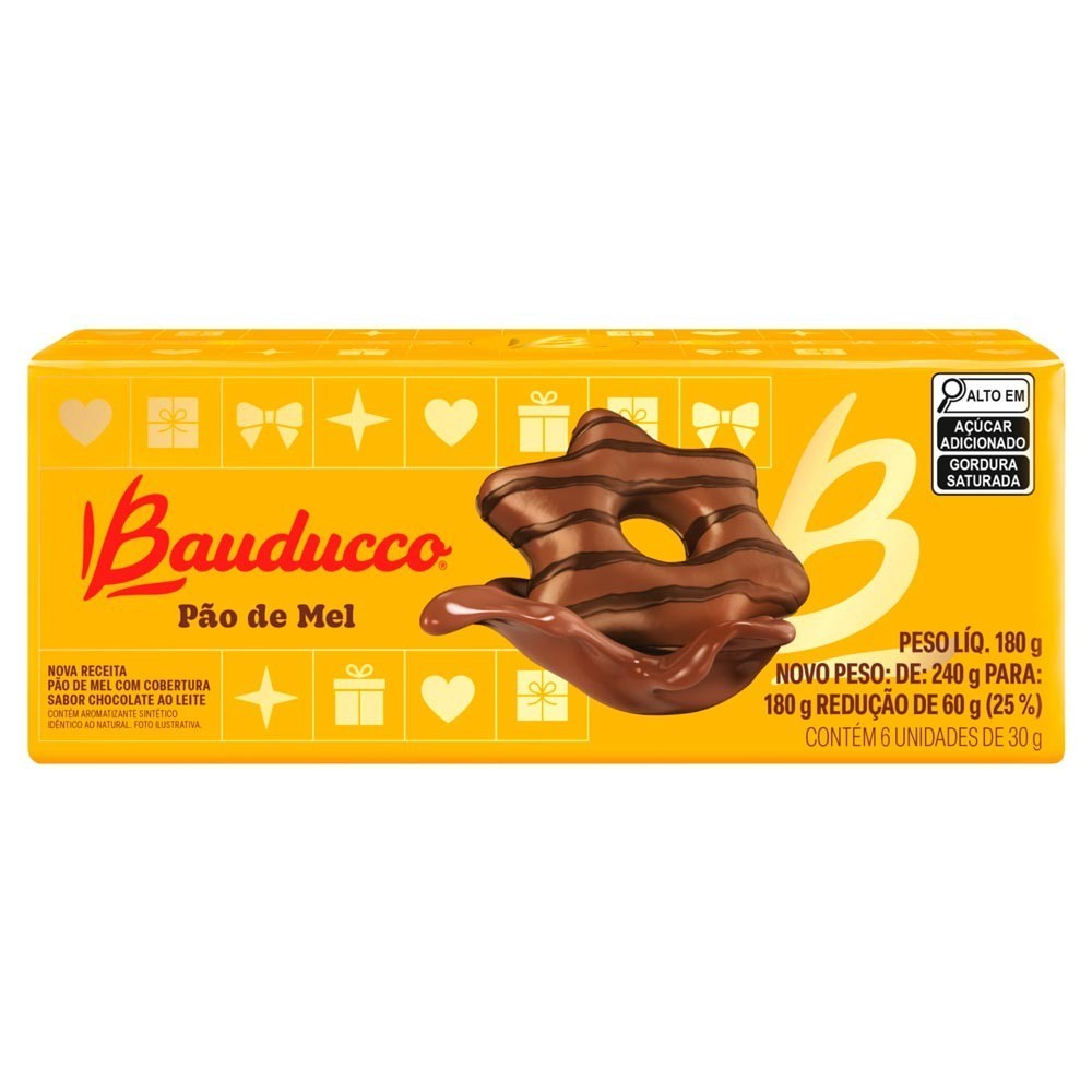 Pão de Mel Bauducco: Sabor Irresistível em 180g!