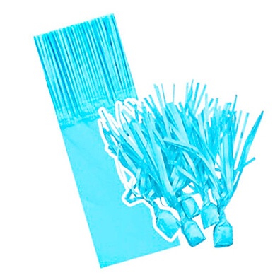 Papel Bala de Coco Azul: 48 Unidades para Festas!