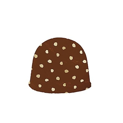 Papel Chumbo Dots Marrom: Elegância para Seus Chocolates