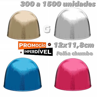 Papel Chumbo para Doces Alumínio – 300 a 1500 Unidades
