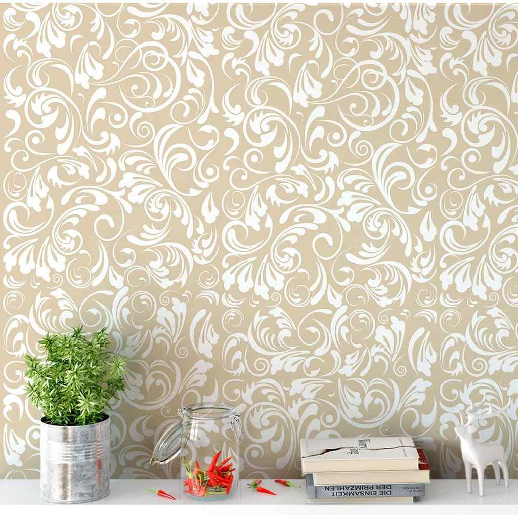 Papel de Parede Arabesco: Elegância Autocolante