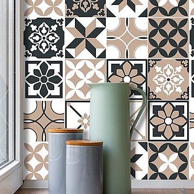 Papel de Parede Azulejo Português Lavável 2,50m – Decoração de Cozinha Prática
