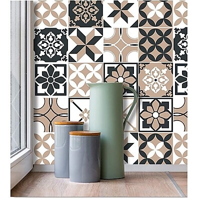 Papel de Parede Azulejo Português Lavável para Cozinha
