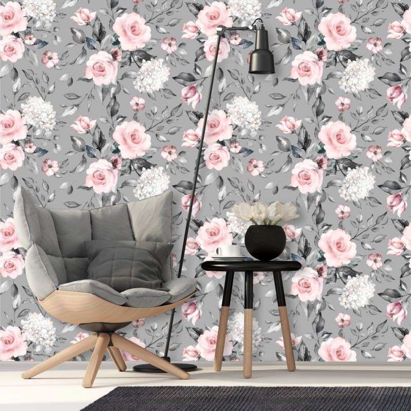 Papel de Parede Floral Afrodite: Decore com Elegância