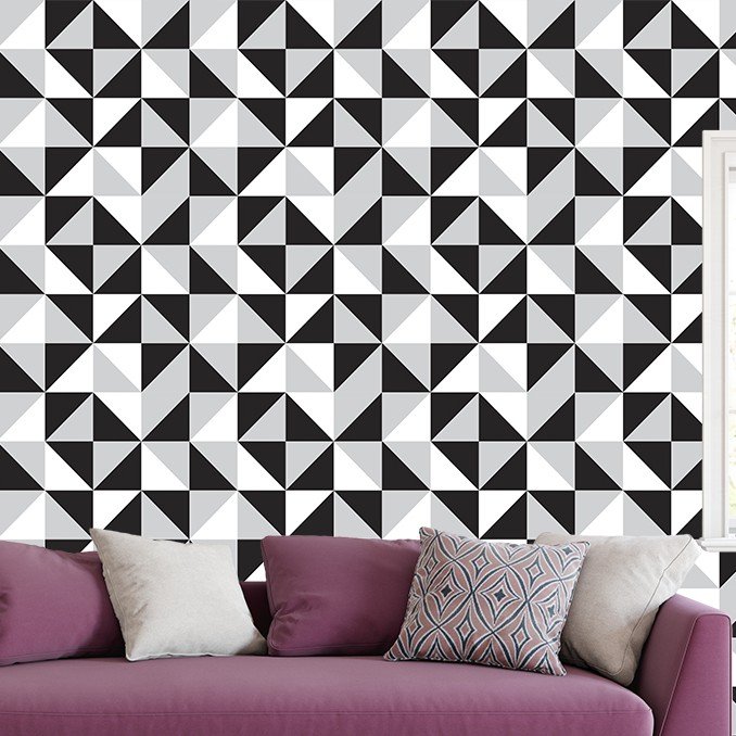 Papel de Parede Geométrico: Renove com Estilo!